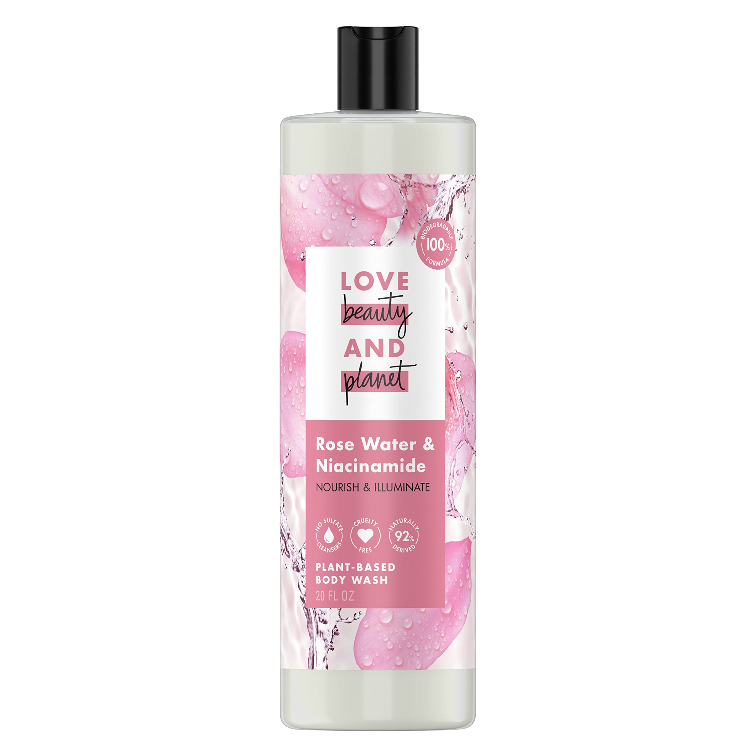 Foto 2 pulgar | Gel De Baño Love Beauty And Planet Nourish Con Agua De Rosas 590 Ml - Venta Internacional.