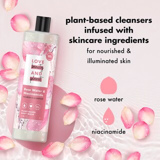 Foto 4 | Gel De Baño Love Beauty And Planet Nourish Con Agua De Rosas 590 Ml - Venta Internacional.