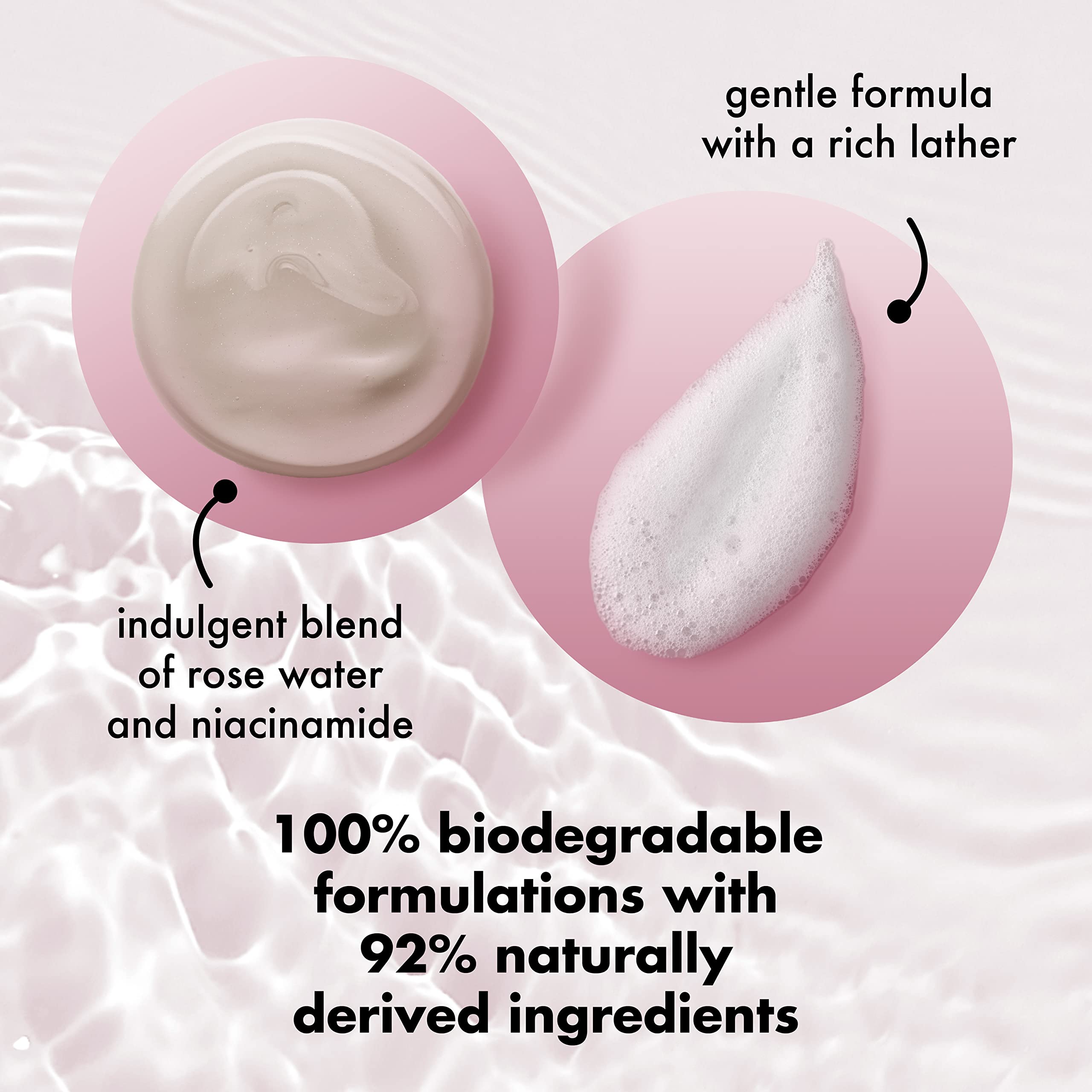 Foto 6 pulgar | Gel De Baño Love Beauty And Planet Nourish Con Agua De Rosas 590 Ml - Venta Internacional.