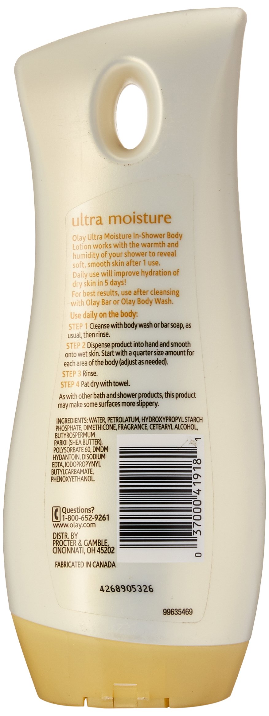 Foto 3 pulgar | Loción Corporal Para Ducha Olay Body Ultra Moisture Shea, 450 Ml - Venta Internacional.