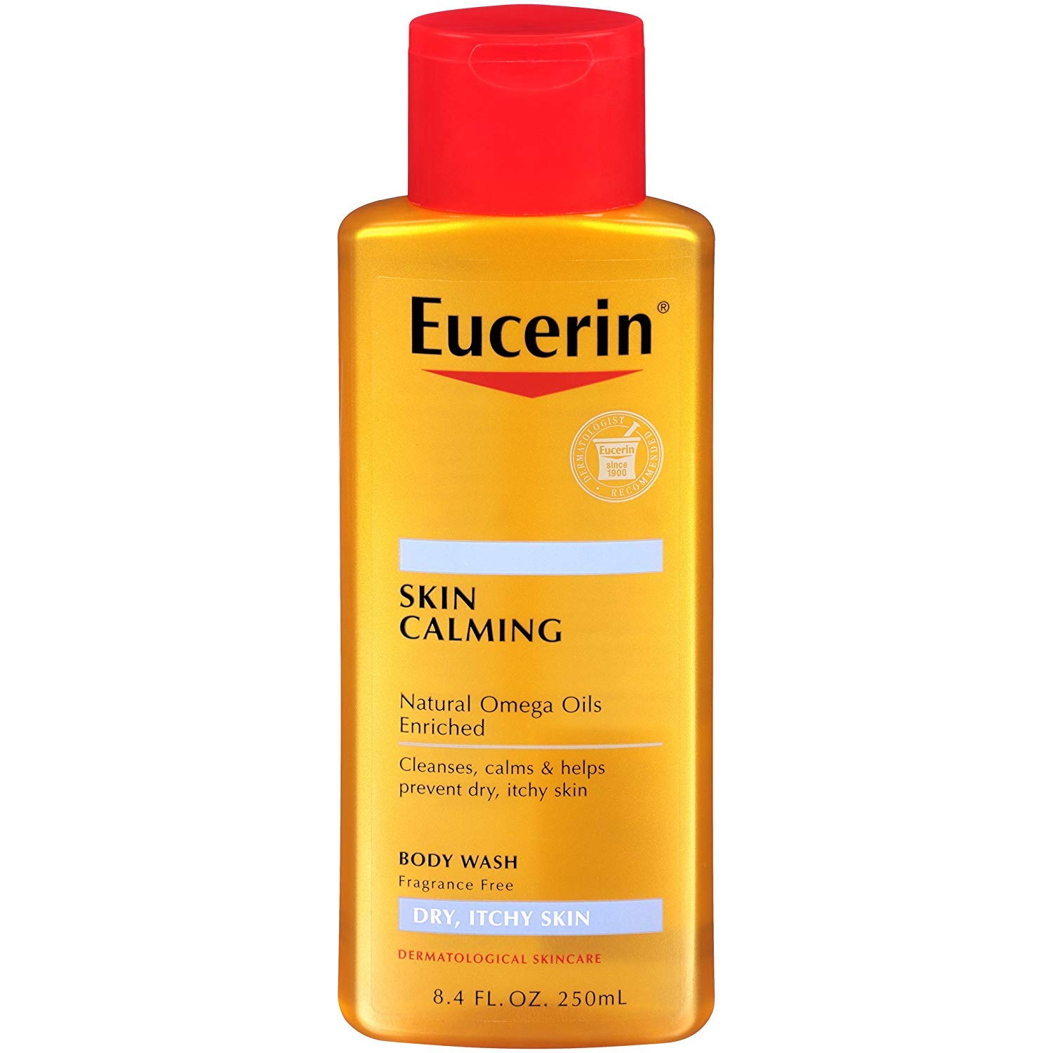 Foto 2 pulgar | Gel De Baño Eucerin Skin Calmante Para Piel Seca, 250 Ml, Paquete De 6 - Venta Internacional.