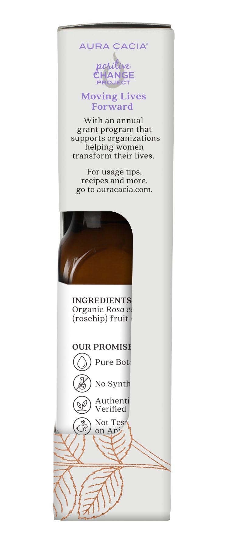 Foto 5 pulgar | Aceite Para El Cuidado De La Piel Aura Cacia Organic Rosehip 30 Ml (1 Fl. Oz.) - Venta Internacional.