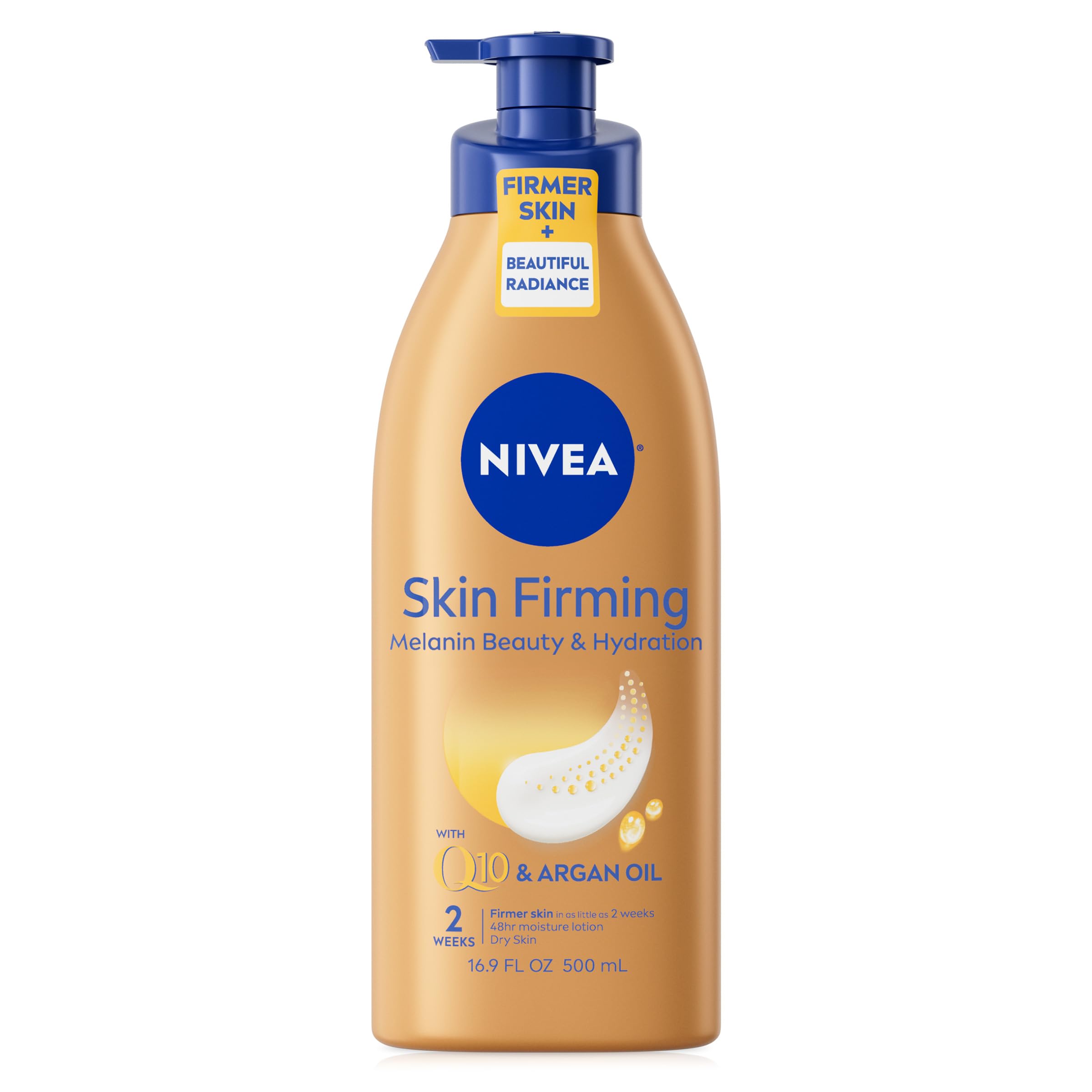 Foto 2 pulgar | Loción Corporal Nivea Skin Reafirmante Con Melanina Beauty, Botella De 500 Ml - Venta Internacional.