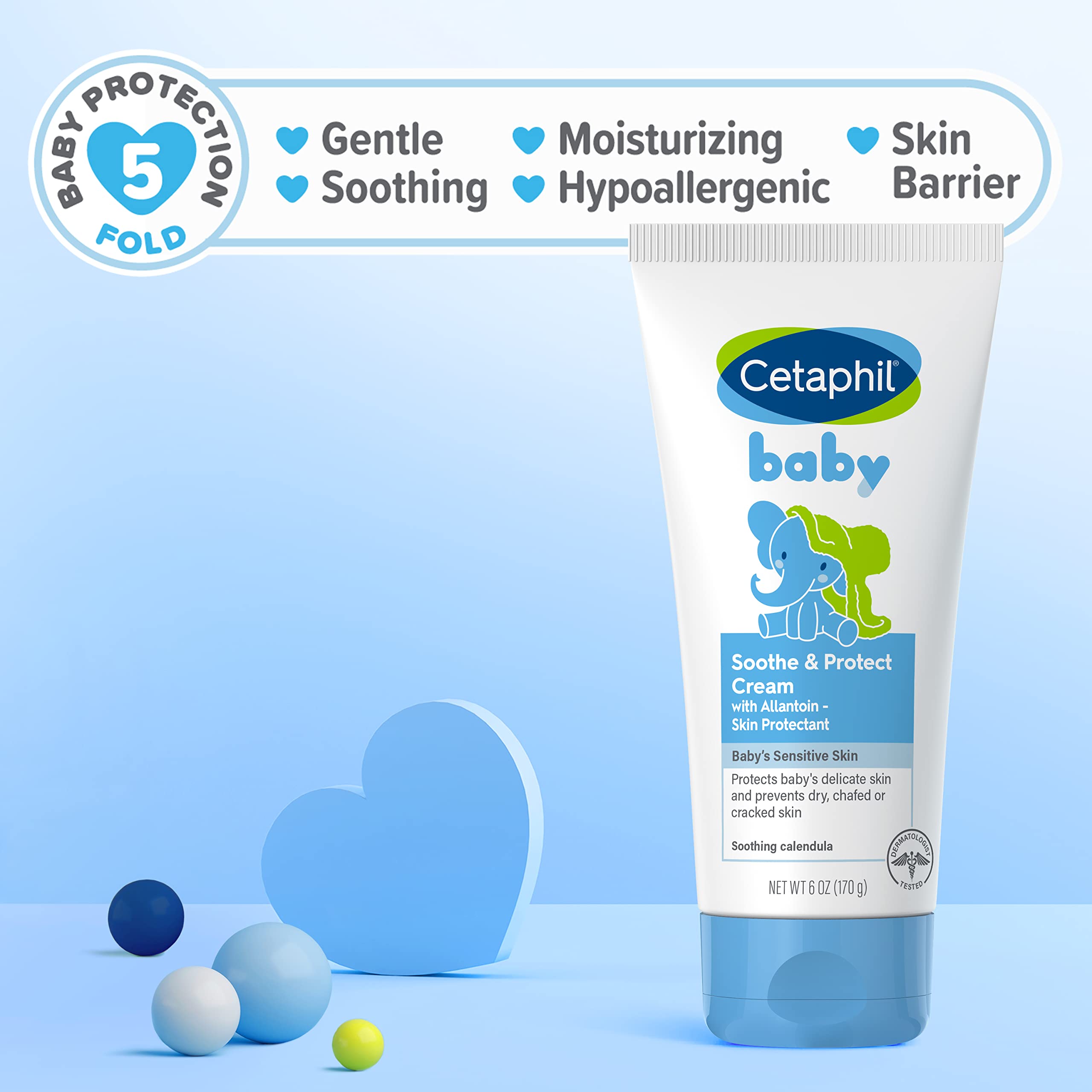 Foto 5 pulgar | Crema Cetaphil Baby Soothe & Protect Con Alantoína 177 Ml - Venta Internacional.