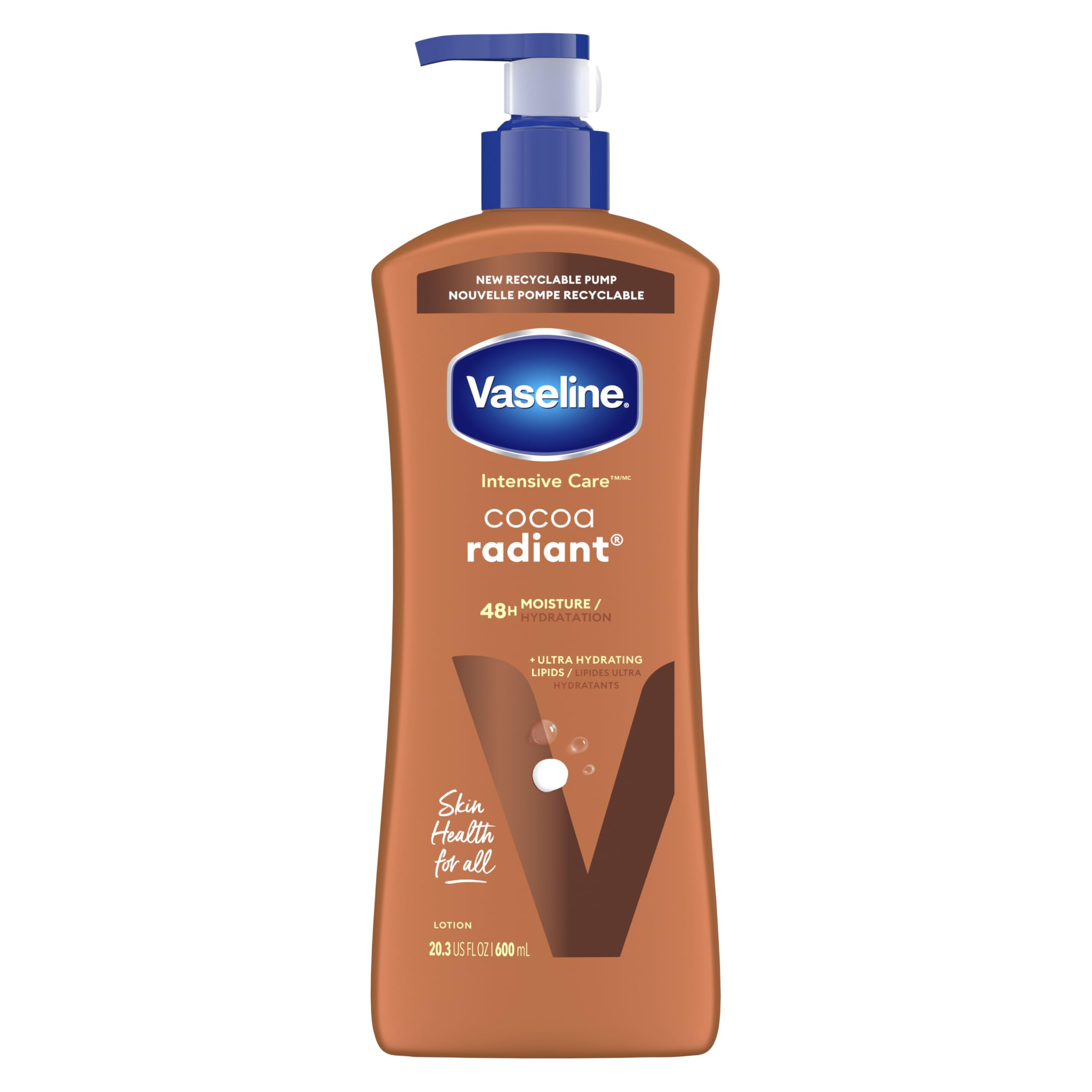 Foto 2 pulgar | Loción Corporal Vaseline Intensive Care Cocoa Radiant 600 Ml - Venta Internacional.