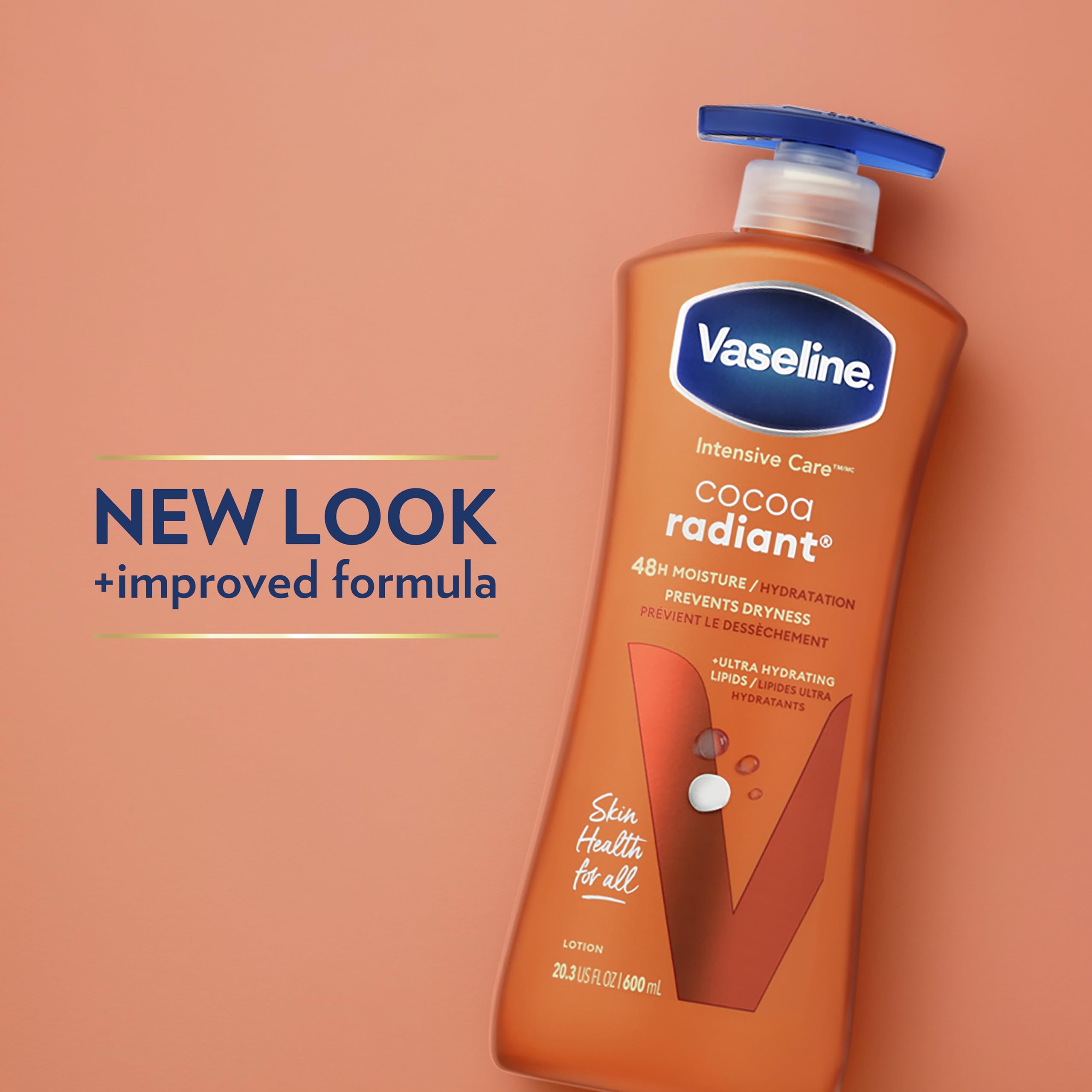 Foto 3 pulgar | Loción Corporal Vaseline Intensive Care Cocoa Radiant 600 Ml - Venta Internacional.