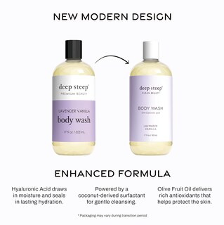 Foto 6 | Gel De Baño Deep Steep Lavender Vanilla, 500 Ml Con Ácido Hialurónico - Venta Internacional.