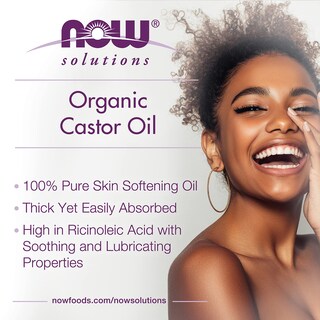 Foto 4 | Aceite De Ricino Now Solutions, 100% Orgánico Puro, 473 Ml - Venta Internacional.