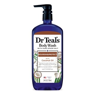 Foto 1 | Gel De Baño Dr. Teal's Nourish & Protect Con Aceite De Coco 700 Ml - Venta Internacional.