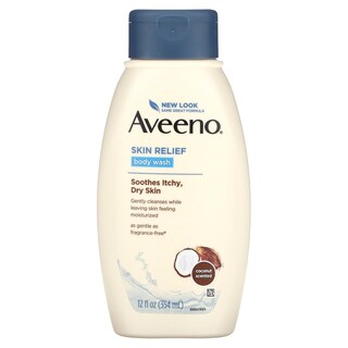 Foto 1 | Gel De Baño Aveeno Skin Relief Con Aroma A Coco, 354 Ml - Venta Internacional.