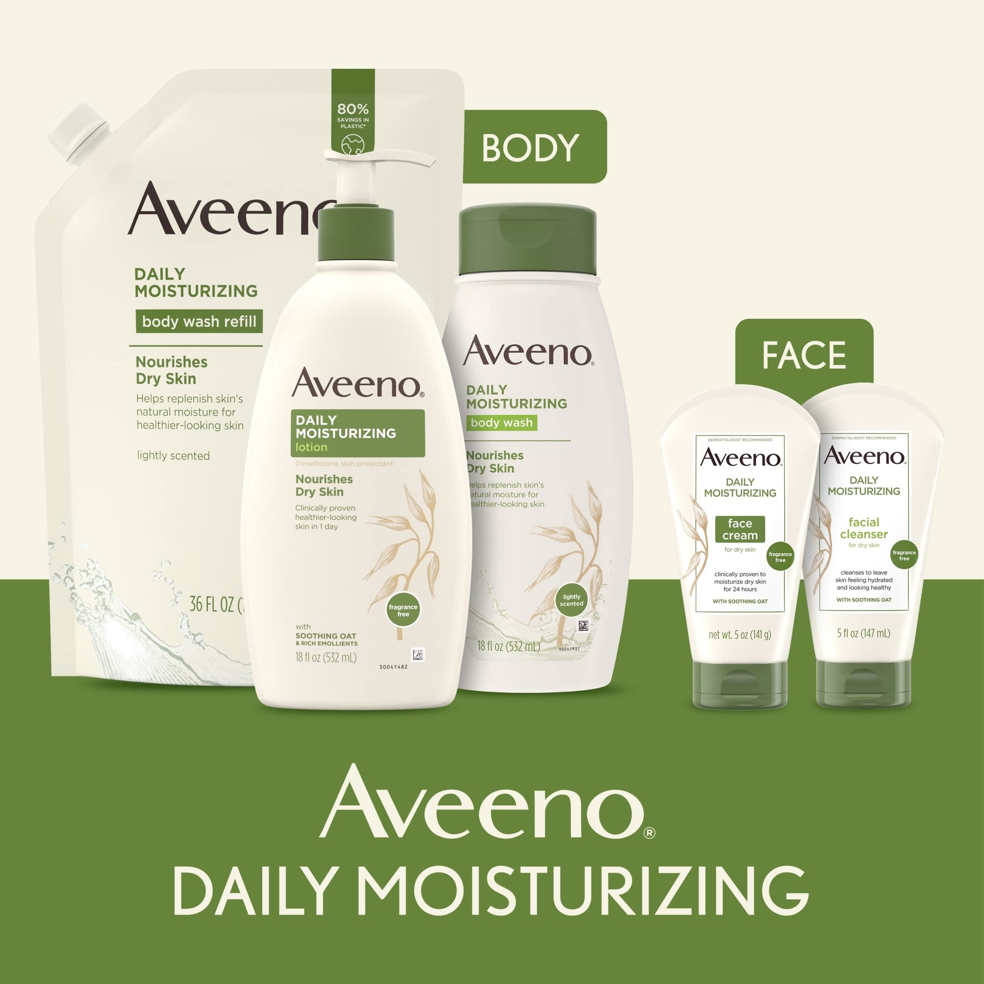 Foto 5 pulgar | Loción Corporal Aveeno, Hidratante Diaria, 355 Ml, Prebiótica De Avena - Venta Internacional.