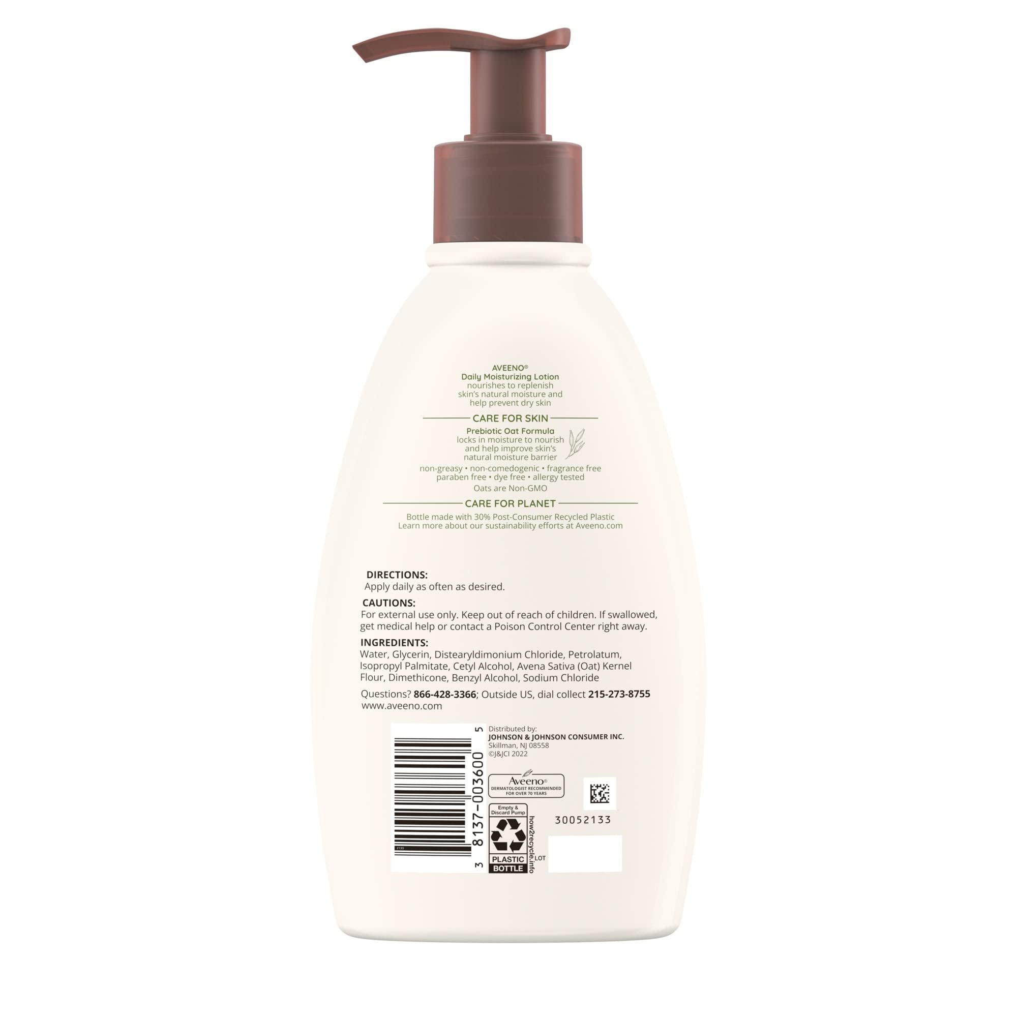 Foto 8 pulgar | Loción Corporal Aveeno, Hidratante Diaria, 355 Ml, Prebiótica De Avena - Venta Internacional.