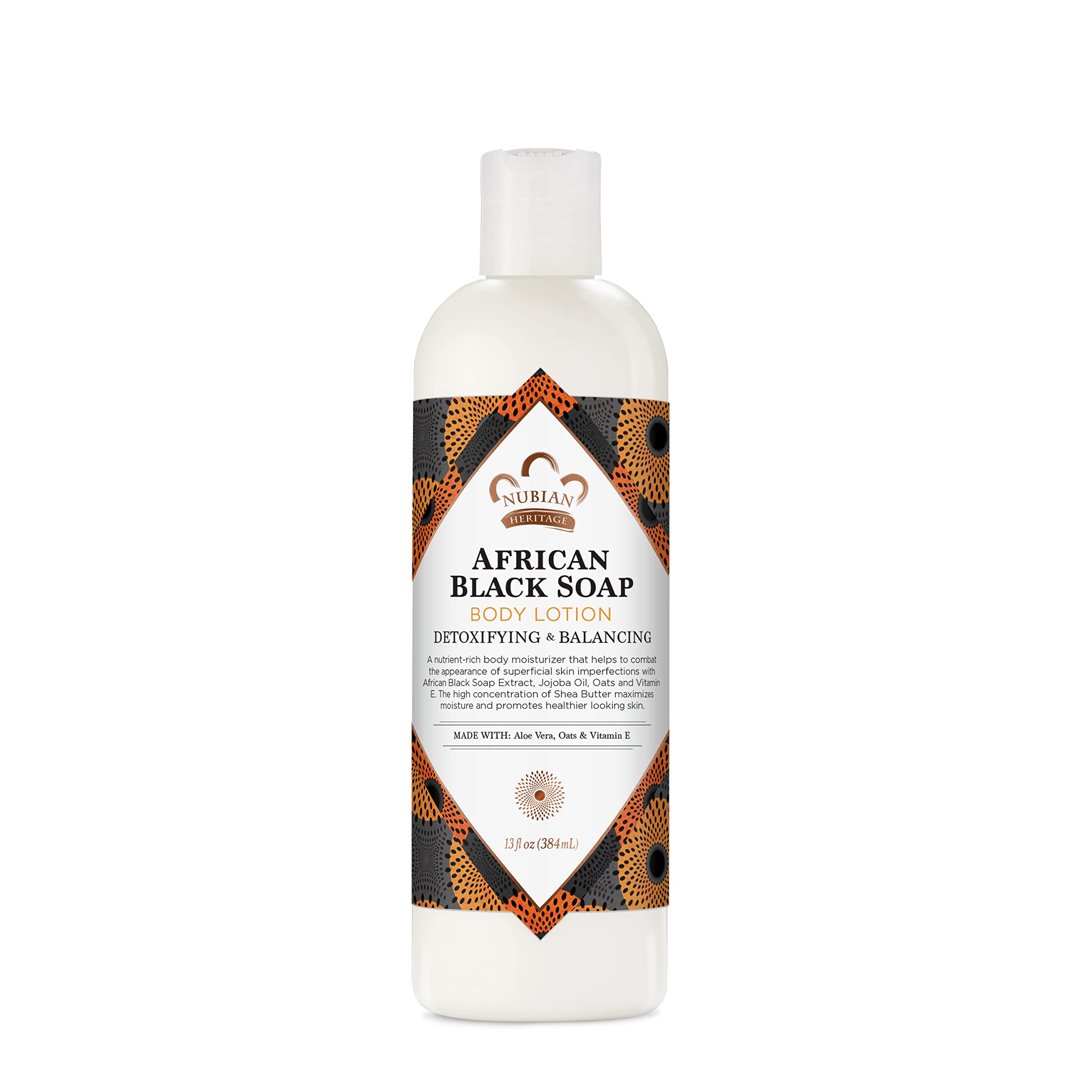 Loción Corporal Nubian Heritage African Black Soap 385ml - Venta Internacional.