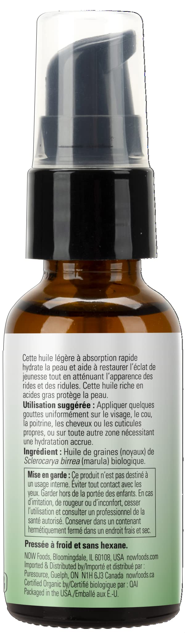 Foto 3 pulgar | Oil Now Solutions, Marula Orgánica, 30 Ml, Hidratante Para La Piel, 100% Pura - Venta Internacional.
