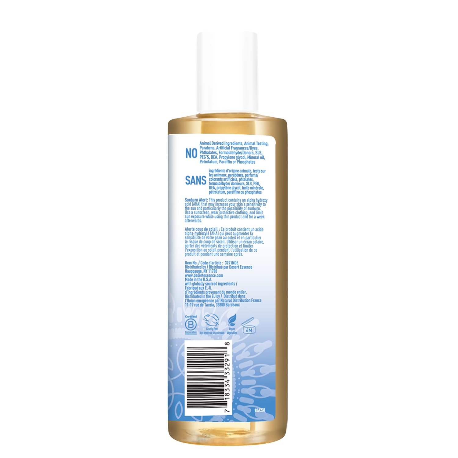 Foto 7 pulgar | Limpiador Facial Desert Essence Hidratante Ceramide 210 Ml - Venta Internacional.