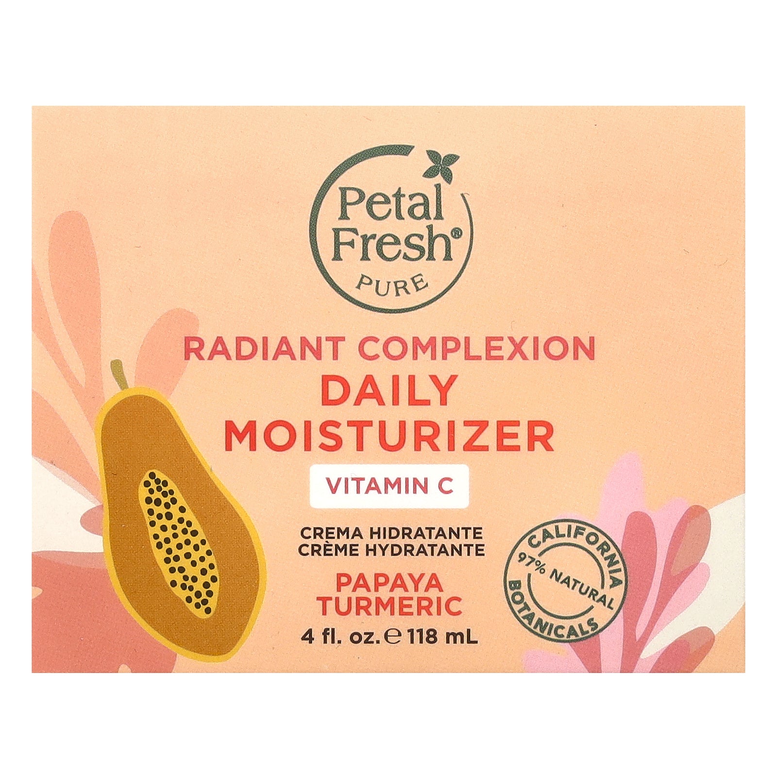 Foto 3 pulgar | Crema Hidratante Petal Fresh Radiant Complexion, Papaya Y Cúrcuma, 118 Ml - Venta Internacional.