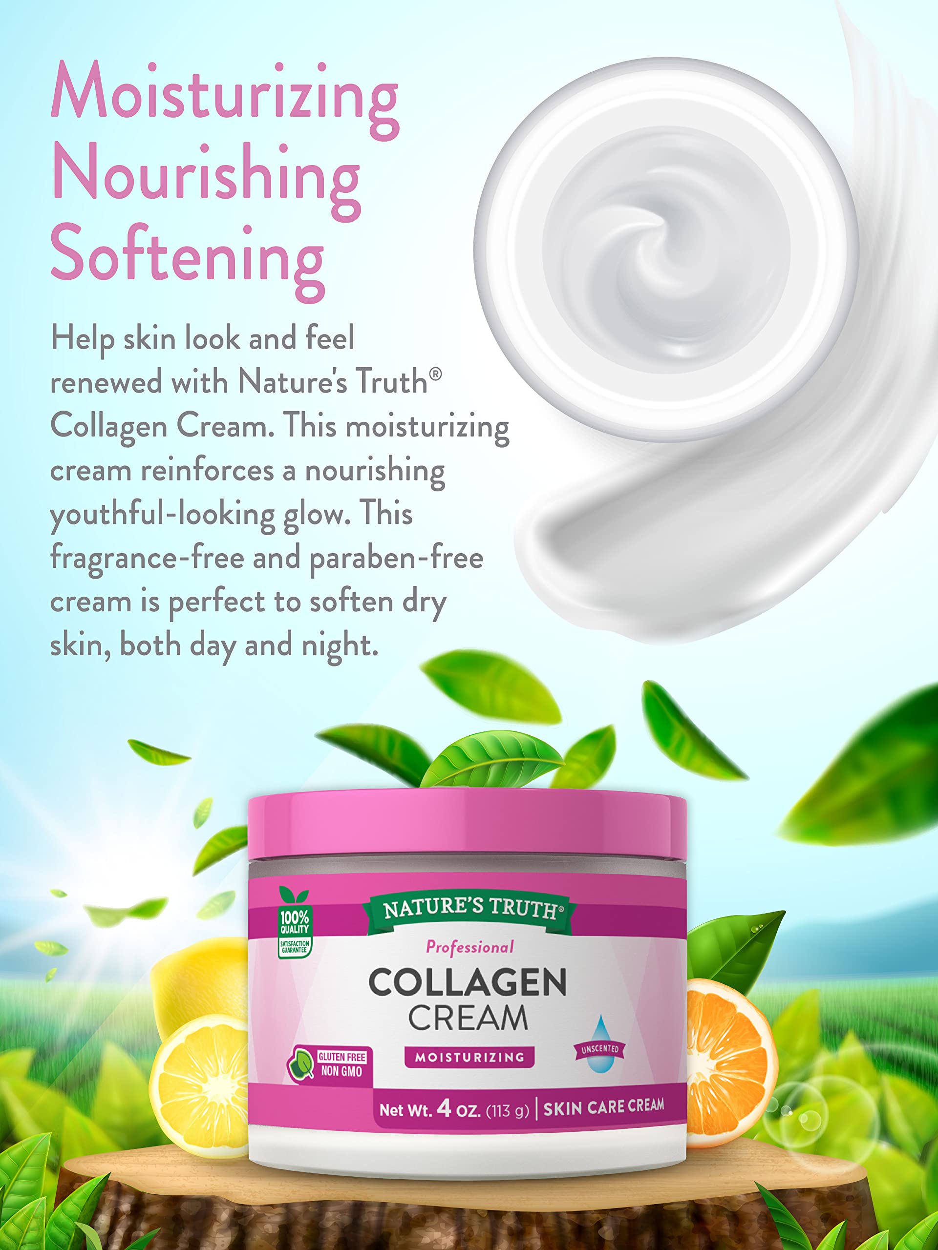 Foto 5 pulgar | Crema De Colágeno Nature's Truth Professional Strength 120 Ml - Venta Internacional.