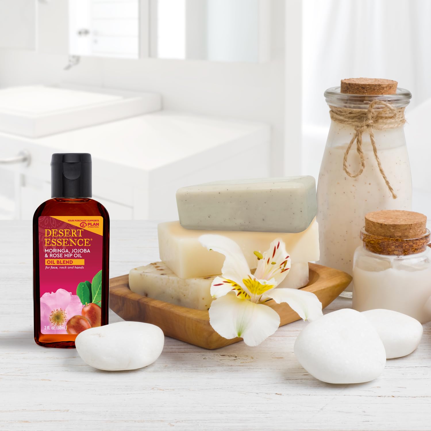 Foto 5 pulgar | Aceite Desert Essence De Moringa, Jojoba Y Rosa Mosqueta 60 Ml - Venta Internacional.
