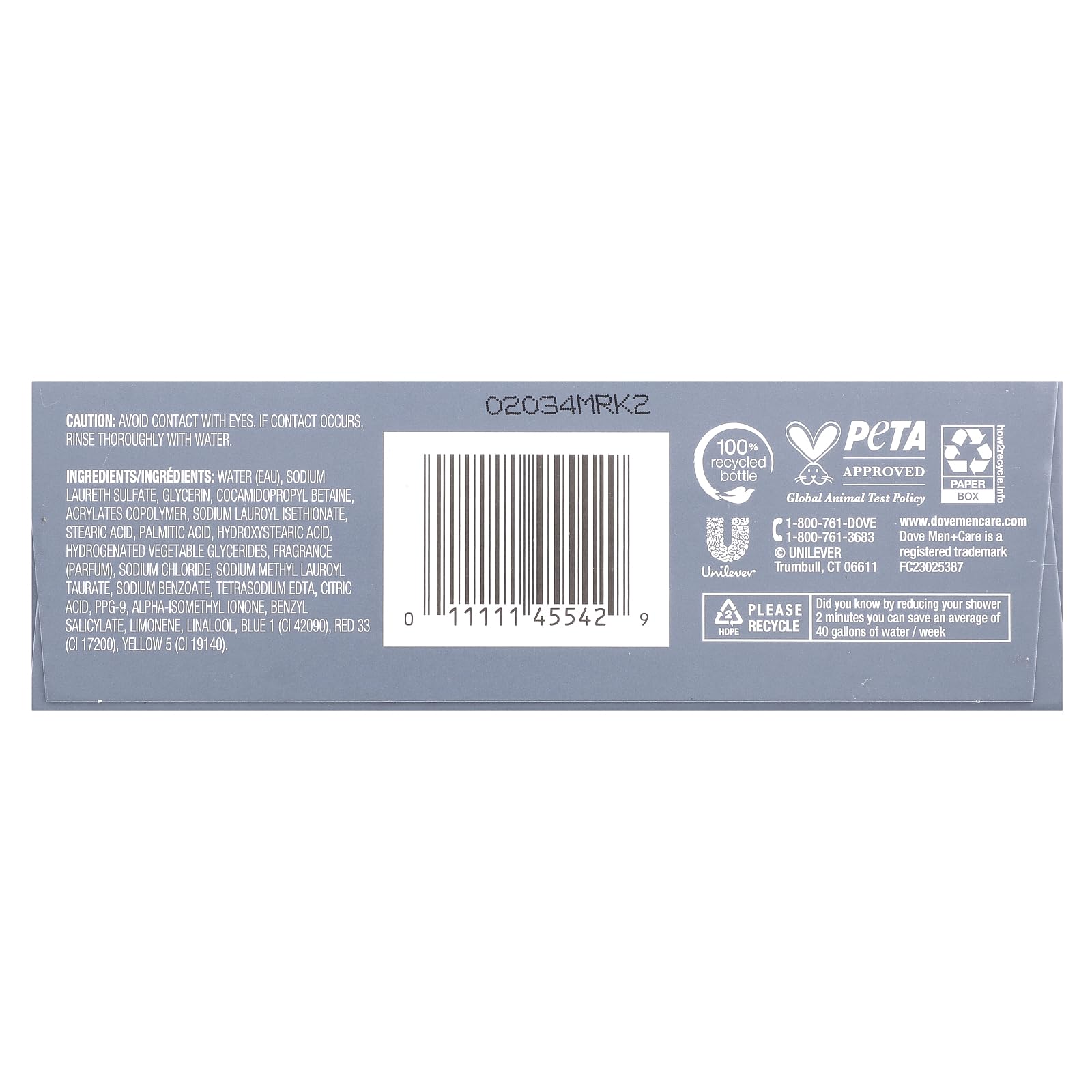 Foto 4 pulgar | Jabón Corporal Dove Men +Care Clean Comfort 2 Piezas-Venta Internacional