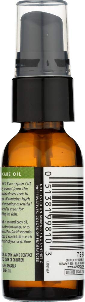 Foto 4 pulgar | Aceite Para La Piel Aura Cacia Argan Organic Morocco Ac0658, Paquete De 2 - Venta Internacional.