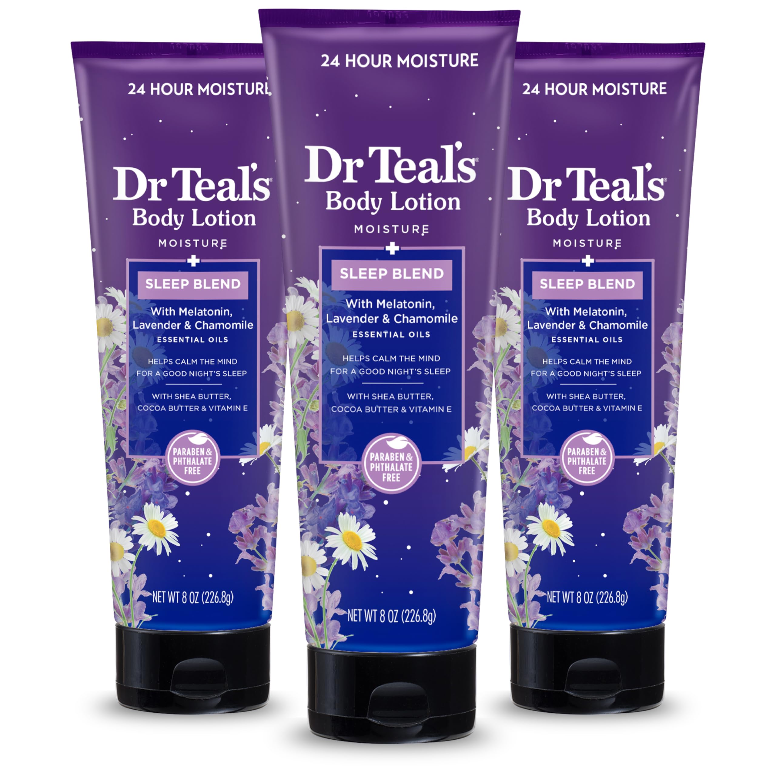 Loción Corporal Dr. Teal's Sleep 24 Horas Hidratante Con Melatonina 240 Ml - Venta Internacional.