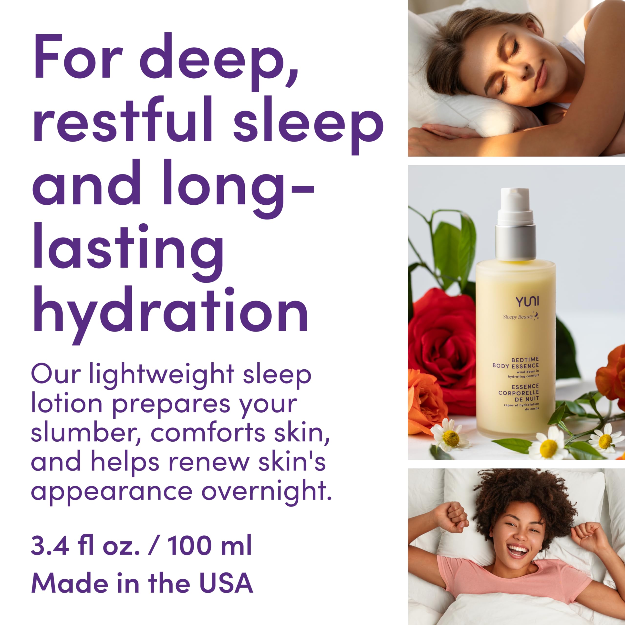 Foto 4 pulgar | Loción Corporal Hidratante Yuni Beauty Bedtime 100 Ml Con Melatonina - Venta Internacional.