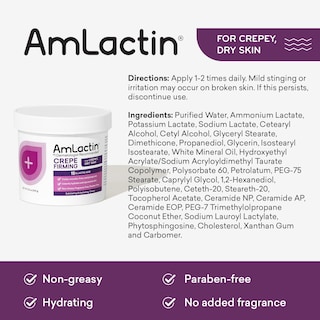 Foto 5 | Crema Corporal Amlactin Crepe Reafirmante Con 15% De Ácido Láctico 360 Ml - Venta Internacional.