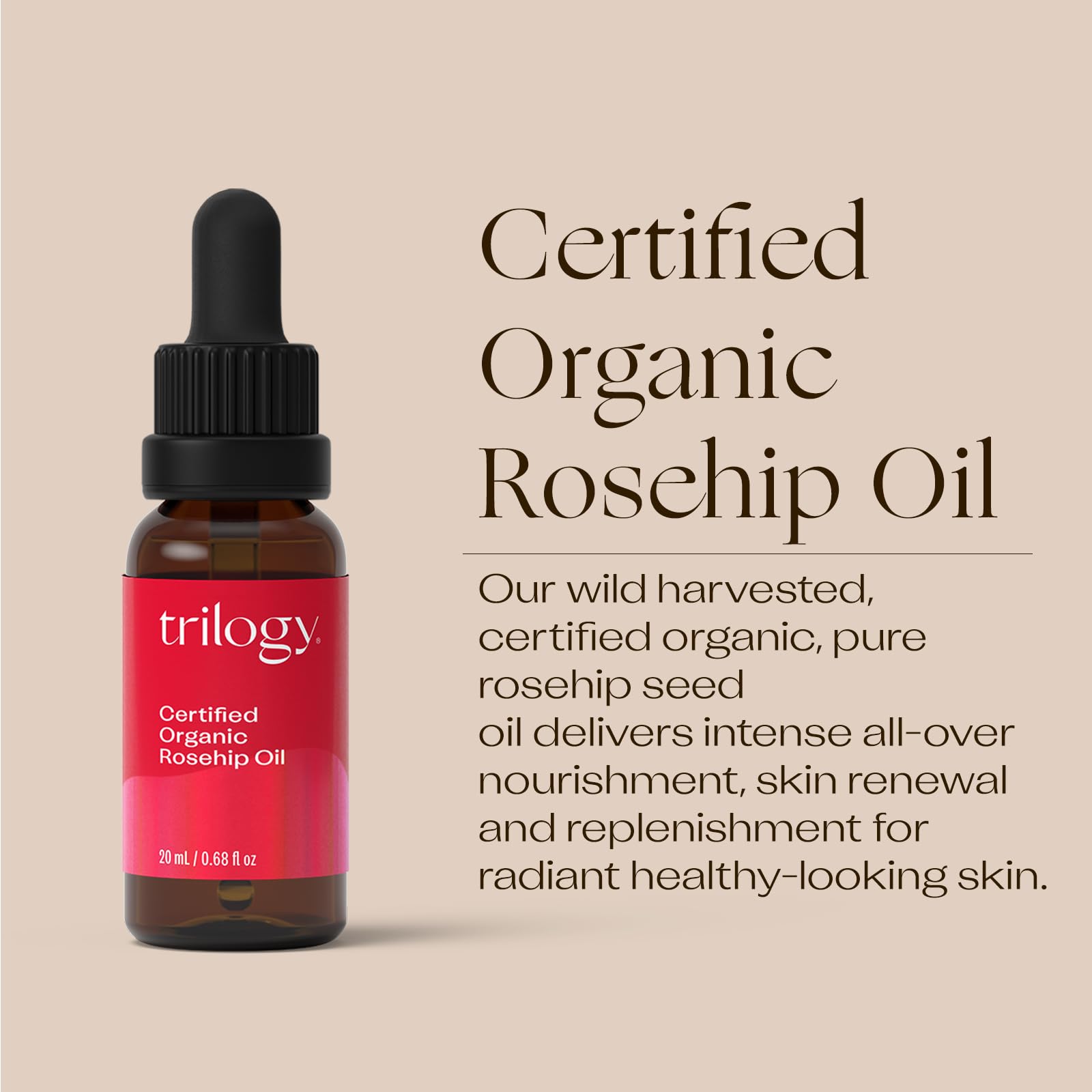 Foto 7 pulgar | Aceite De Rosa Mosqueta Certificado Como Orgánico Por Trilogy  20 Ml  Reduce Las Arrugas - Venta Internacional.