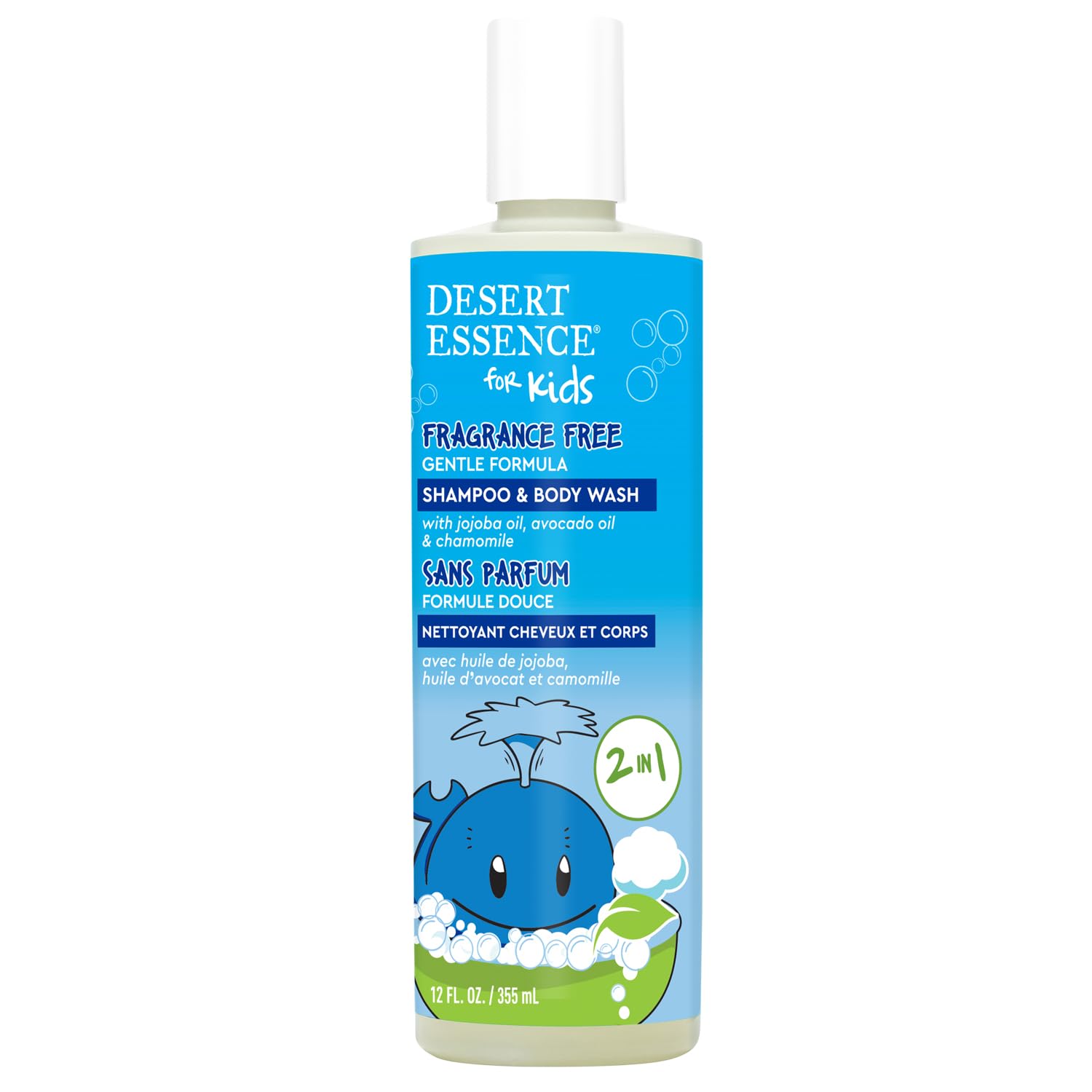 Foto 3 pulgar | Champú Y Gel De Baño Desert Essence Kids Sin Fragancia 350 Ml - Venta Internacional.