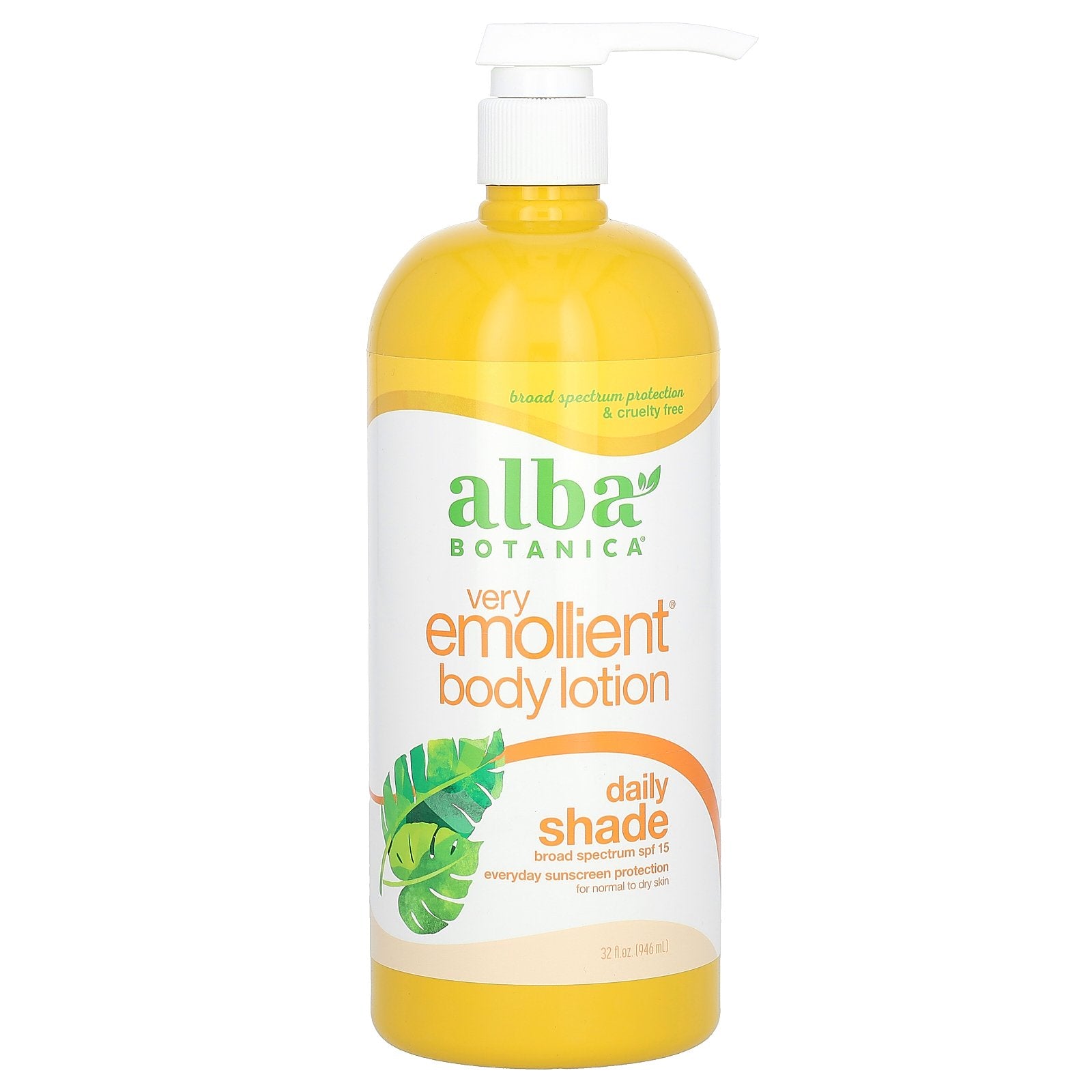 Foto 2 pulgar | Loción Corporal Alba Botanica  Muy Emoliente  Tono Diario  Spf 15  946 Ml - Venta Internacional.