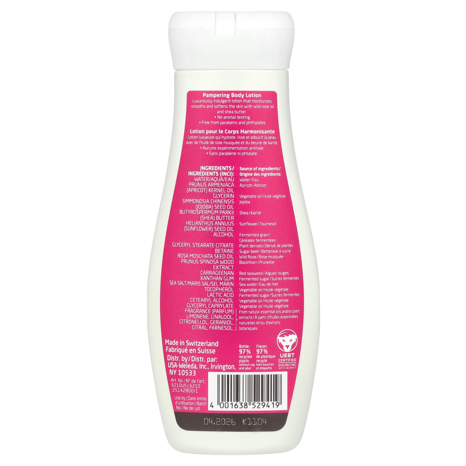 Foto 3 pulgar | Loción Corporal Weleda Pampering Wild Rose Extracts 200 Ml - Venta Internacional.