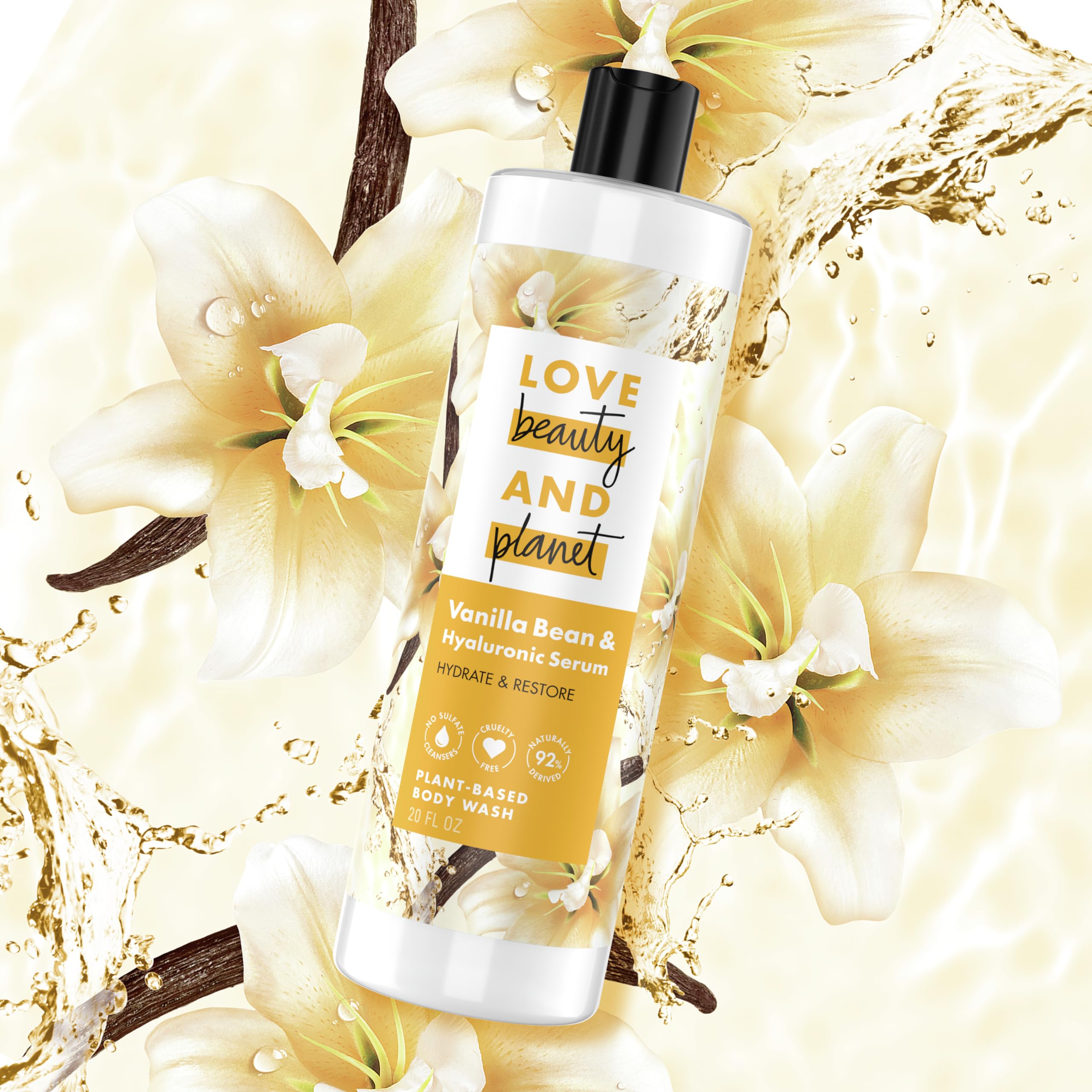 Foto 3 pulgar | Gel De Baño Love Beauty And Planet Hydrate & Restore 590 Ml - Venta Internacional.