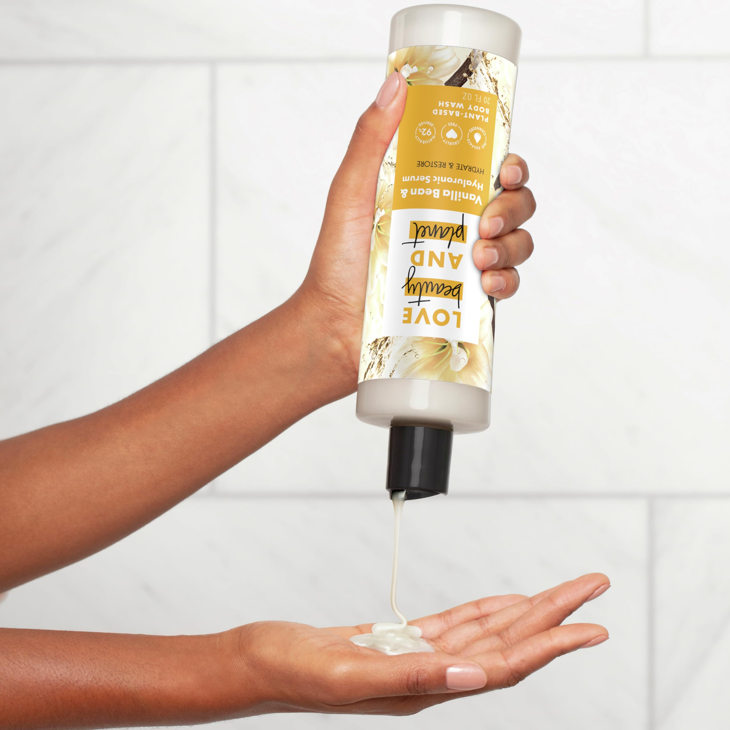 Foto 4 pulgar | Gel De Baño Love Beauty And Planet Hydrate & Restore 590 Ml - Venta Internacional.
