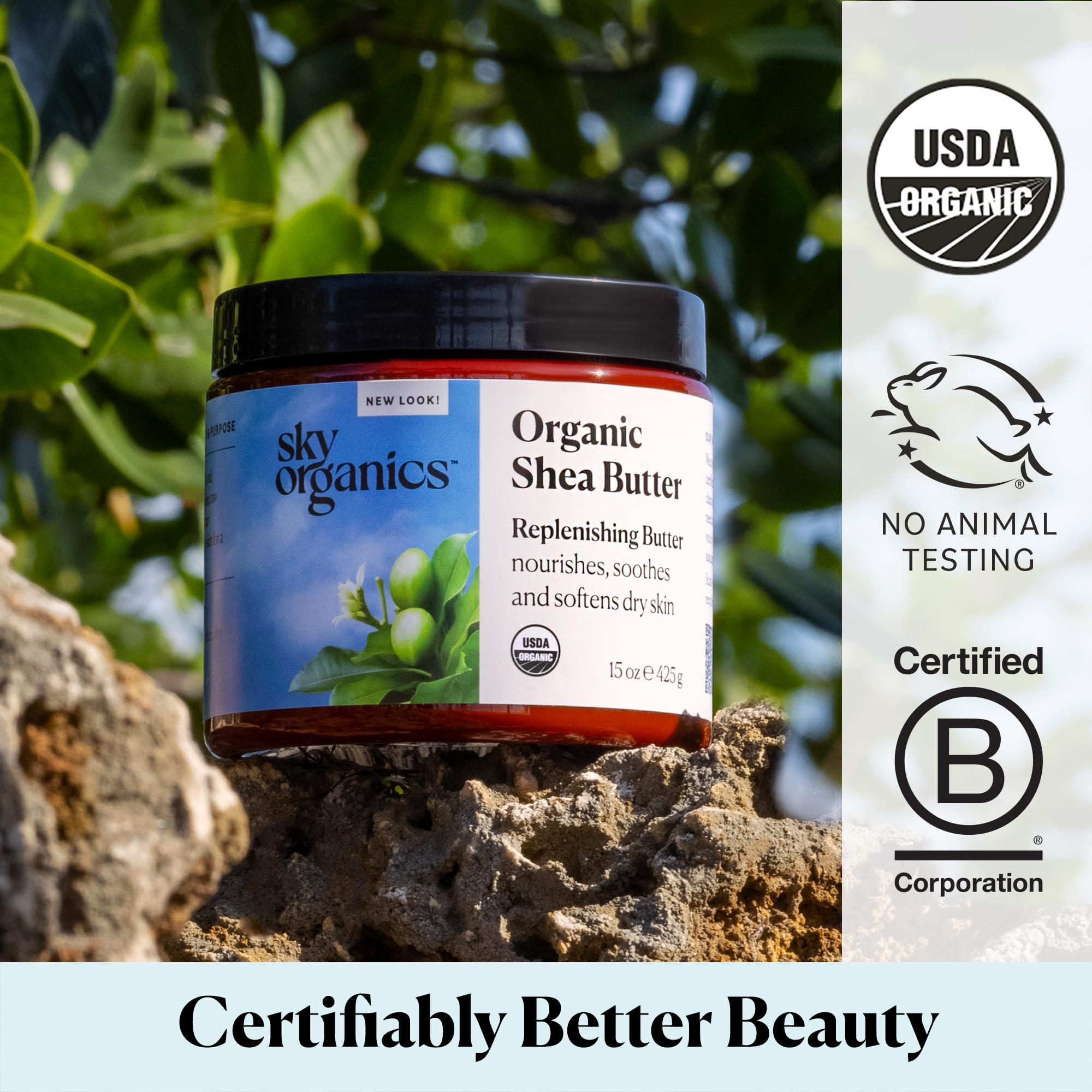 Foto 7 pulgar | Manteca De Karité Sky Organics  Nutre  Calma Y Suaviza  450 Ml - Venta Internacional.
