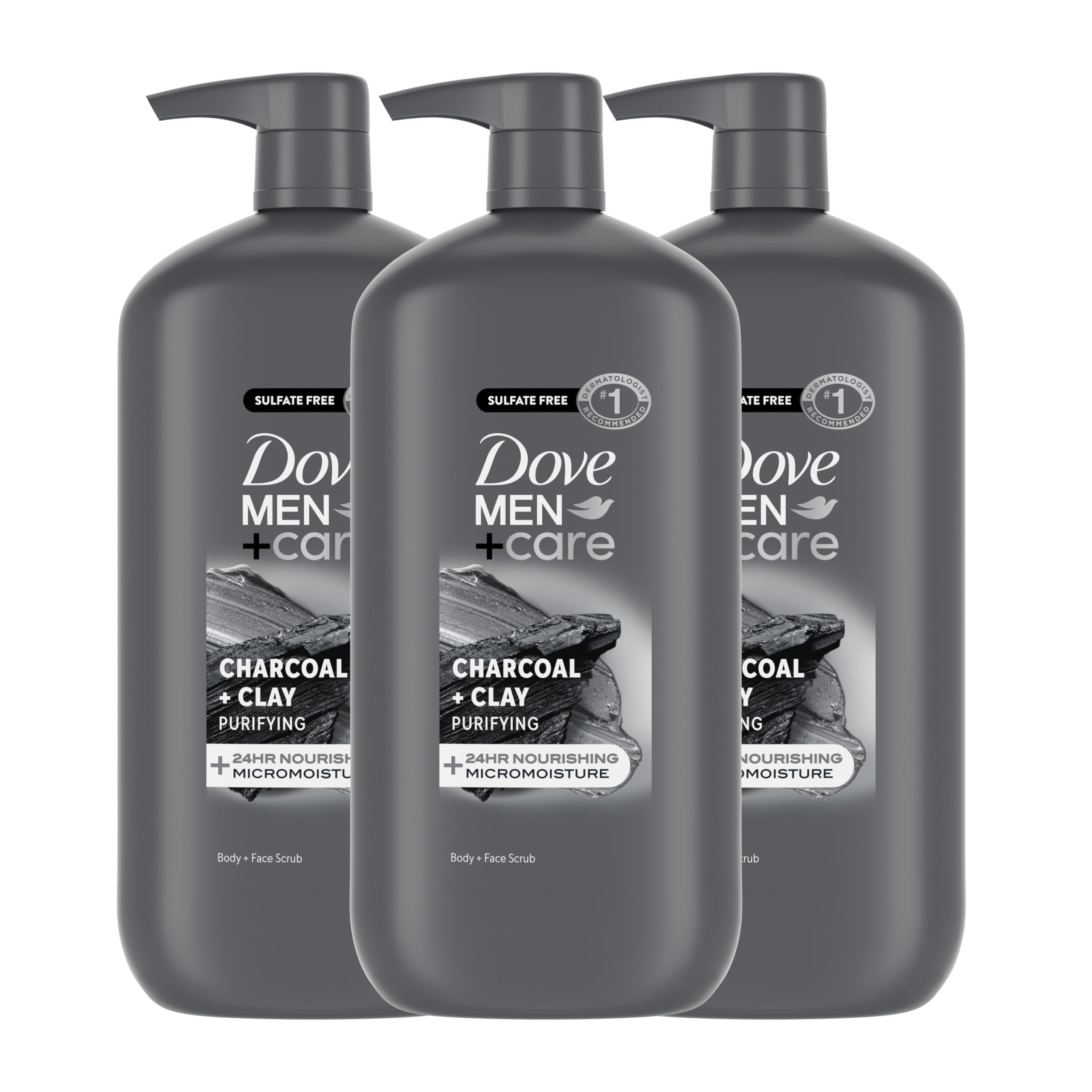 Foto 2 pulgar | Gel De Baño Y Rostro Dove Men + Care  Arcilla Purificadora  Carbón Vegetal  900 Ml - Venta Internacional.