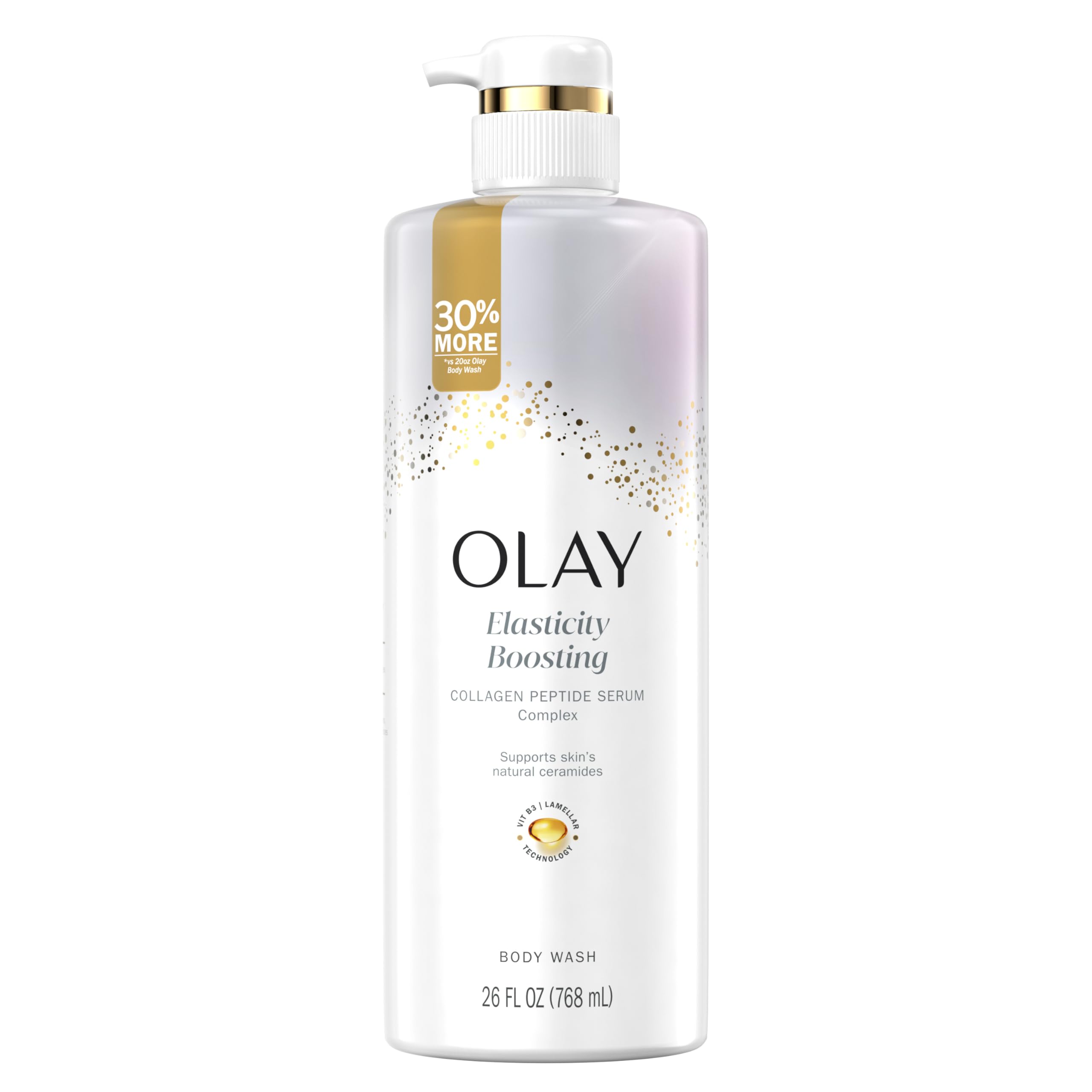 Gel De Baño Olay  Péptido De Colágeno Que Aumenta La Elasticidad  770 Ml  Para Mujeres - Venta Internacional.