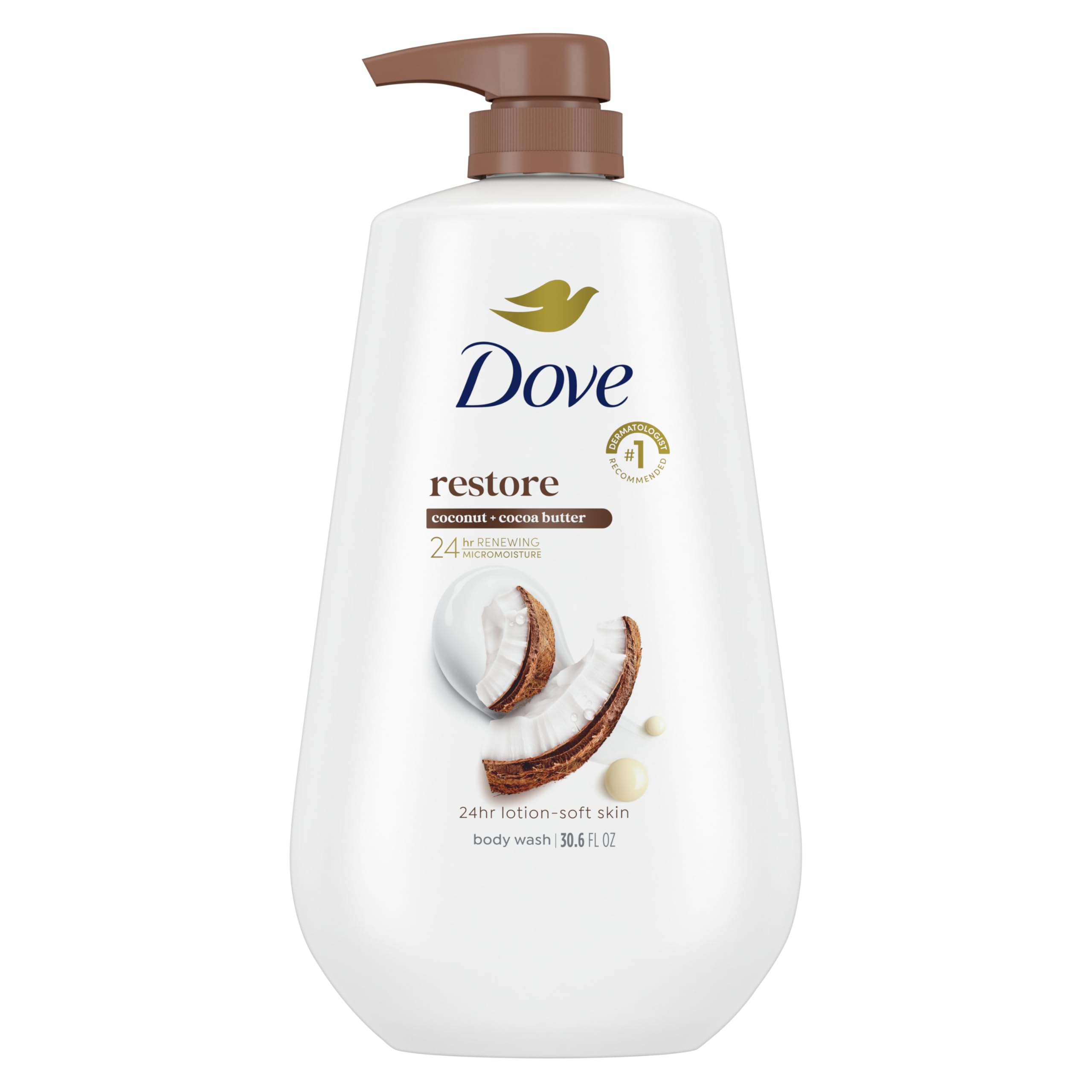 Foto 1 | Gel De Baño Dove Restore Con Manteca De Coco Y Cacao  900 Ml - Venta Internacional.