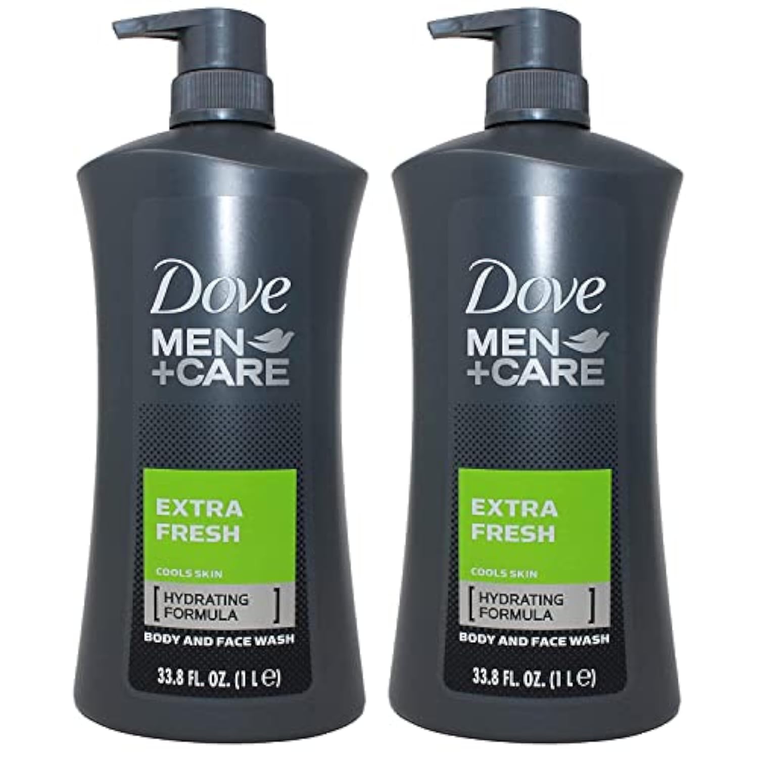 Foto 2 pulgar | Gel De Baño Dove Men Extra Fresh  1 Litro (1000 Ml)  Paquete De 2 - Venta Internacional.