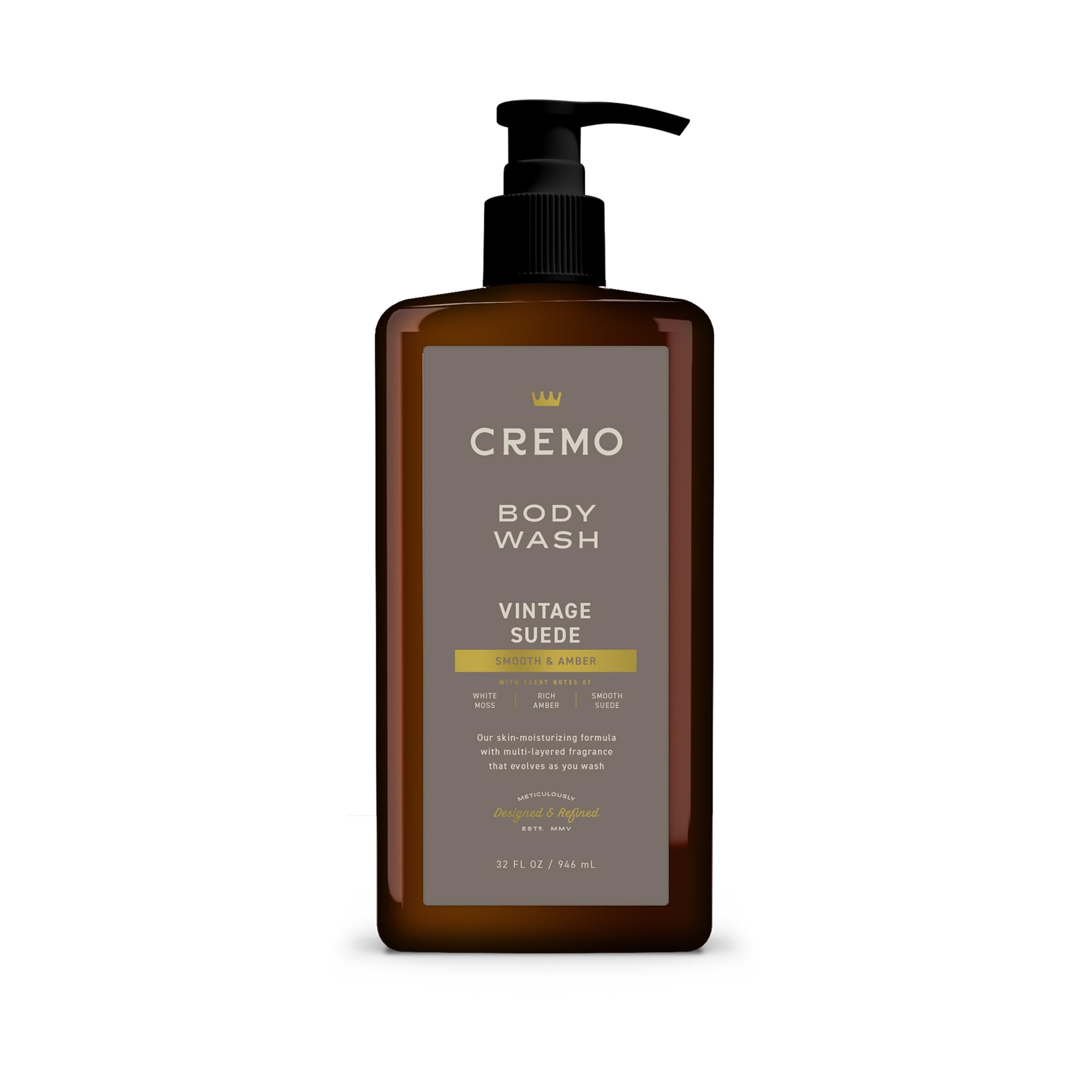 Gel De Baño Cremo Rich-lathering Vintage Suede 960 Ml Para Hombre - Venta Internacional.