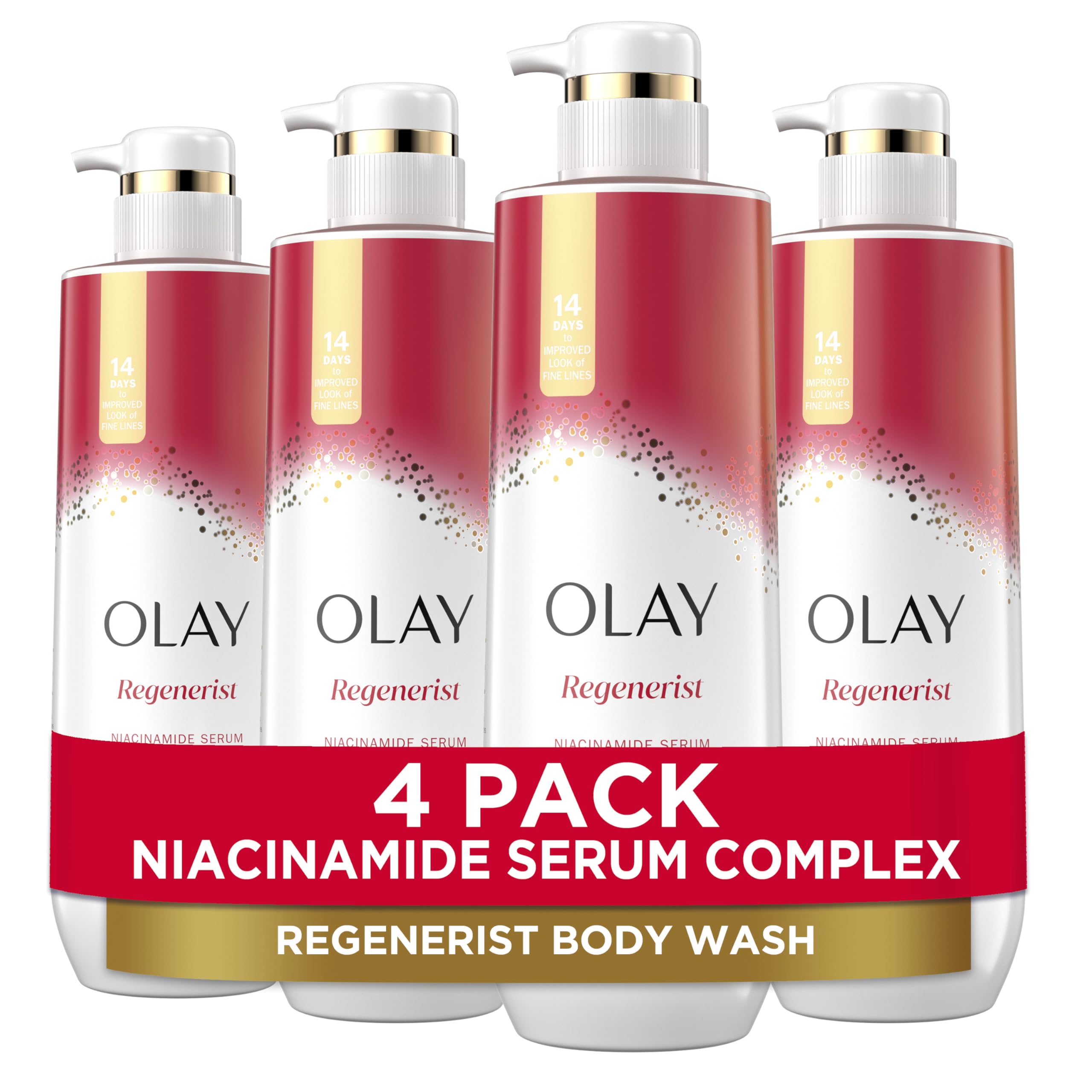 Gel De Baño Olay Regenerist Smoothing Women  600 Ml  Paquete De 4 Unidades - Venta Internacional.