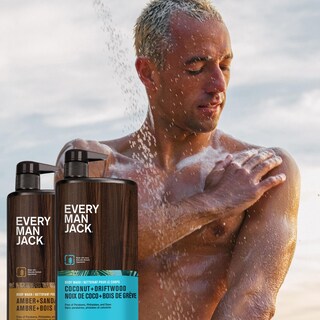 Foto 6 | Gel De Baño Every Man Jack Coconut + Driftwood & Amber 1 Litro Paquete De 2 - Venta Internacional.
