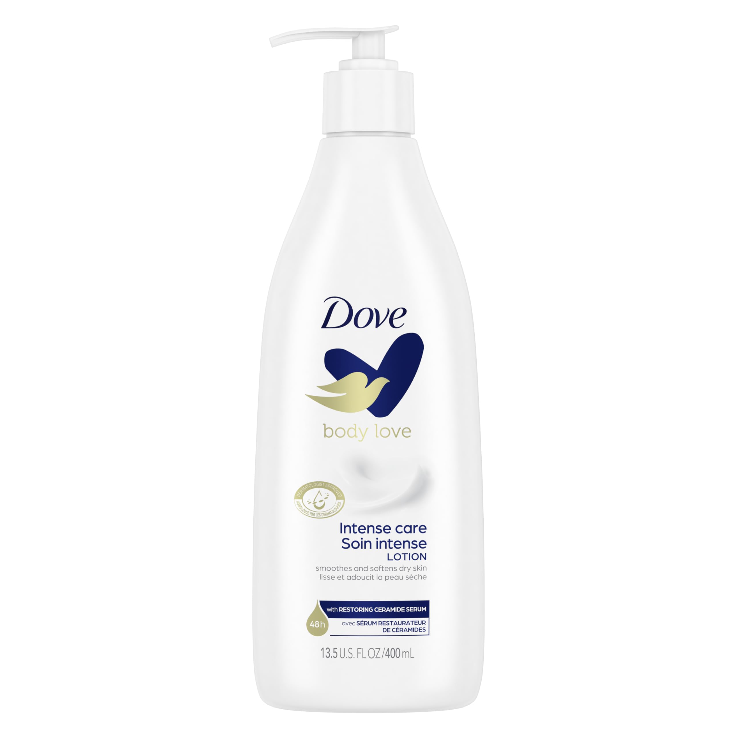 Loción Corporal Dove Intense Care  400 Ml  Libre De Crueldad Animal  Sin Parabenos - Venta Internacional.