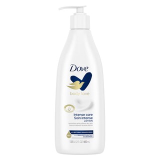 Foto 1 | Loción Corporal Dove Intense Care 400 Ml Libre De Crueldad Animal Sin Parabenos - Venta Internacional.