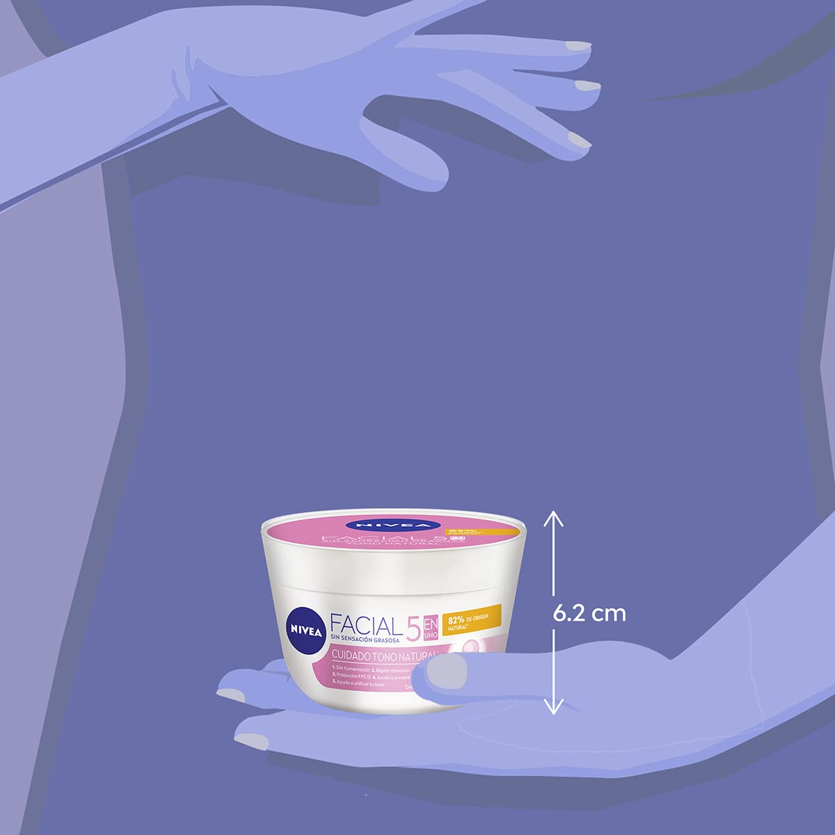 Foto 5 pulgar | Crema Blanqueadora De Piel Nivea Natural Brightening - Venta Internacional.