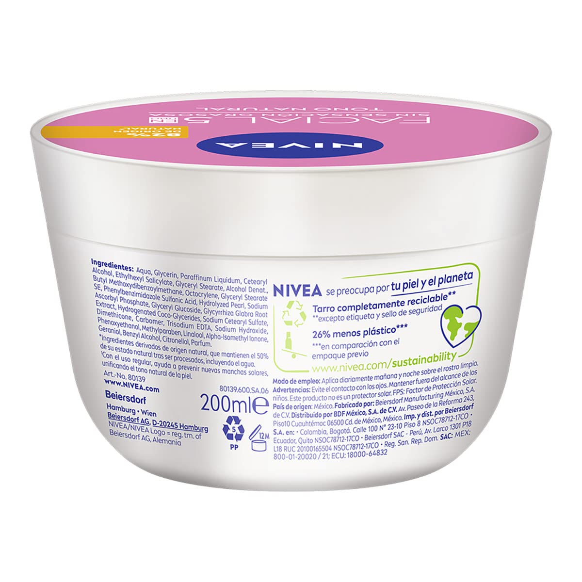 Foto 6 pulgar | Crema Blanqueadora De Piel Nivea Natural Brightening - Venta Internacional.