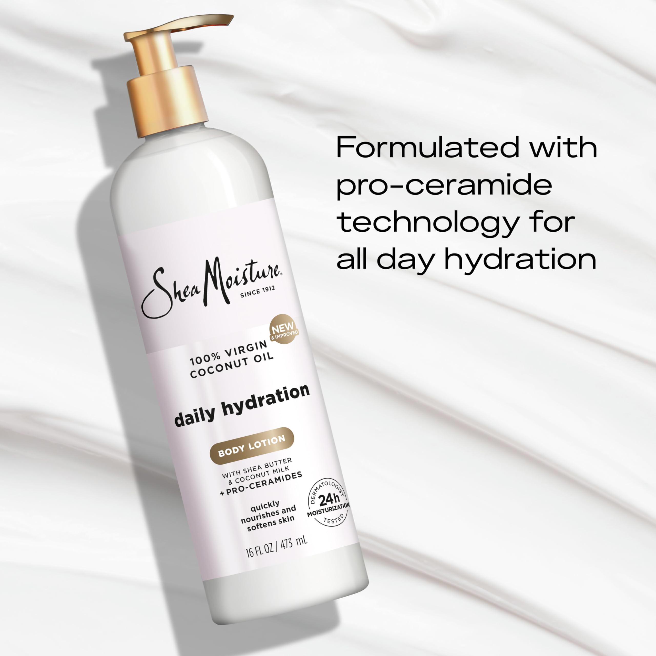 Foto 4 pulgar | Loción Corporal Sheamoisture Daily Hydration 473 Ml Con Aceite De Coco - Venta Internacional.