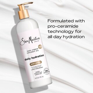Foto 3 | Loción Corporal Sheamoisture Daily Hydration 473 Ml Con Aceite De Coco - Venta Internacional.