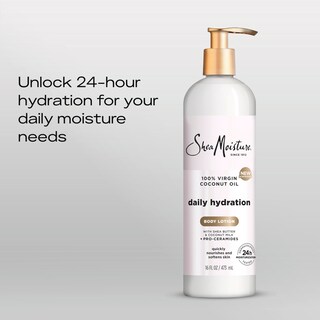Foto 4 | Loción Corporal Sheamoisture Daily Hydration 473 Ml Con Aceite De Coco - Venta Internacional.