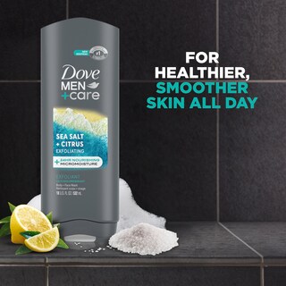 Foto 2 | Jabón Corporal Y Facial Dove Men + Care Con Sal Marina Exfoliante - Venta Internacional.