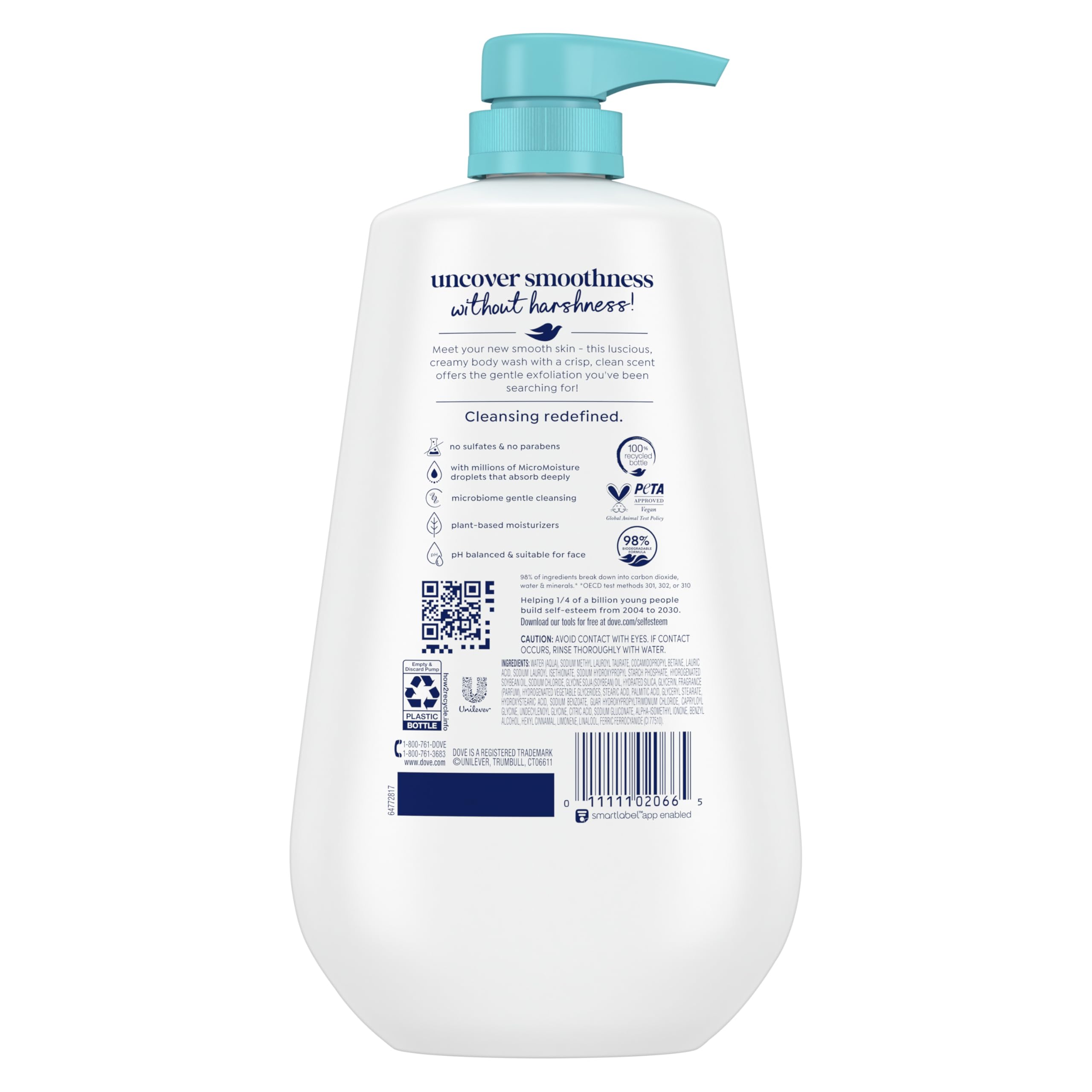 Foto 3 pulgar | Gel De Baño Dove Gentle Exfoliate Con Minerales Marinos  900 Ml - Venta Internacional.